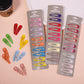 20Pcs/Set Cute Candy Colored Hairpins