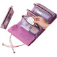 Detachable Cosmetic Bag with 4 IN 1 Removable Portable Toiletry Compartment.