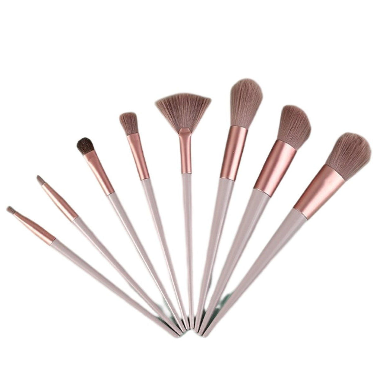 Set of 8 Makeup Brushes
